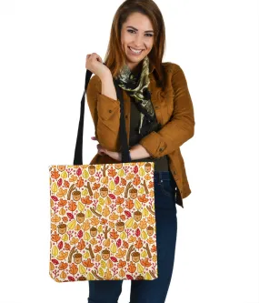 Adorable Autumn Pattern Cloth Tote Bag