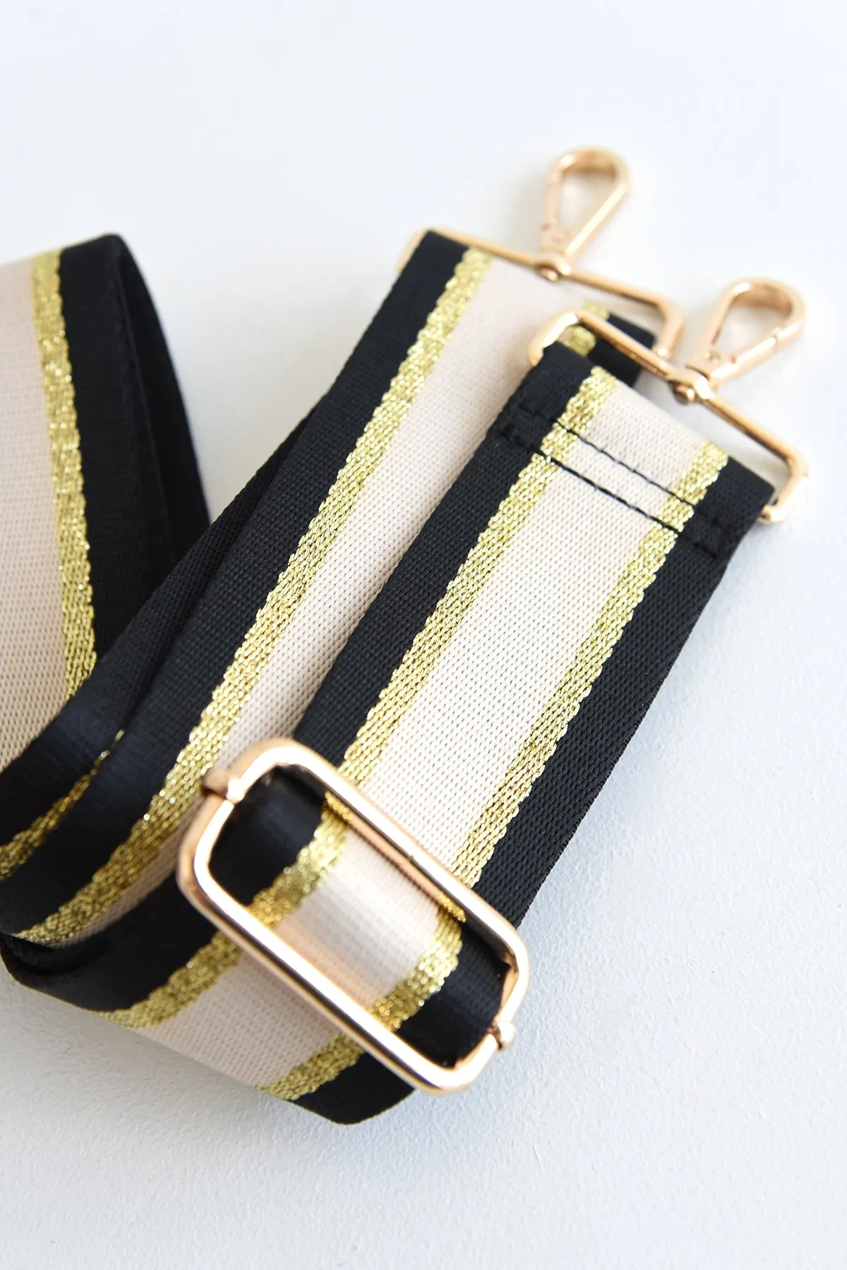 AHDORNED GOLD STRIPE STRAP