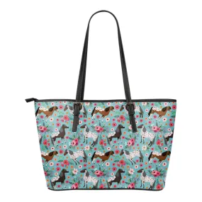 Appaloosa Horse Flower Tote Bag