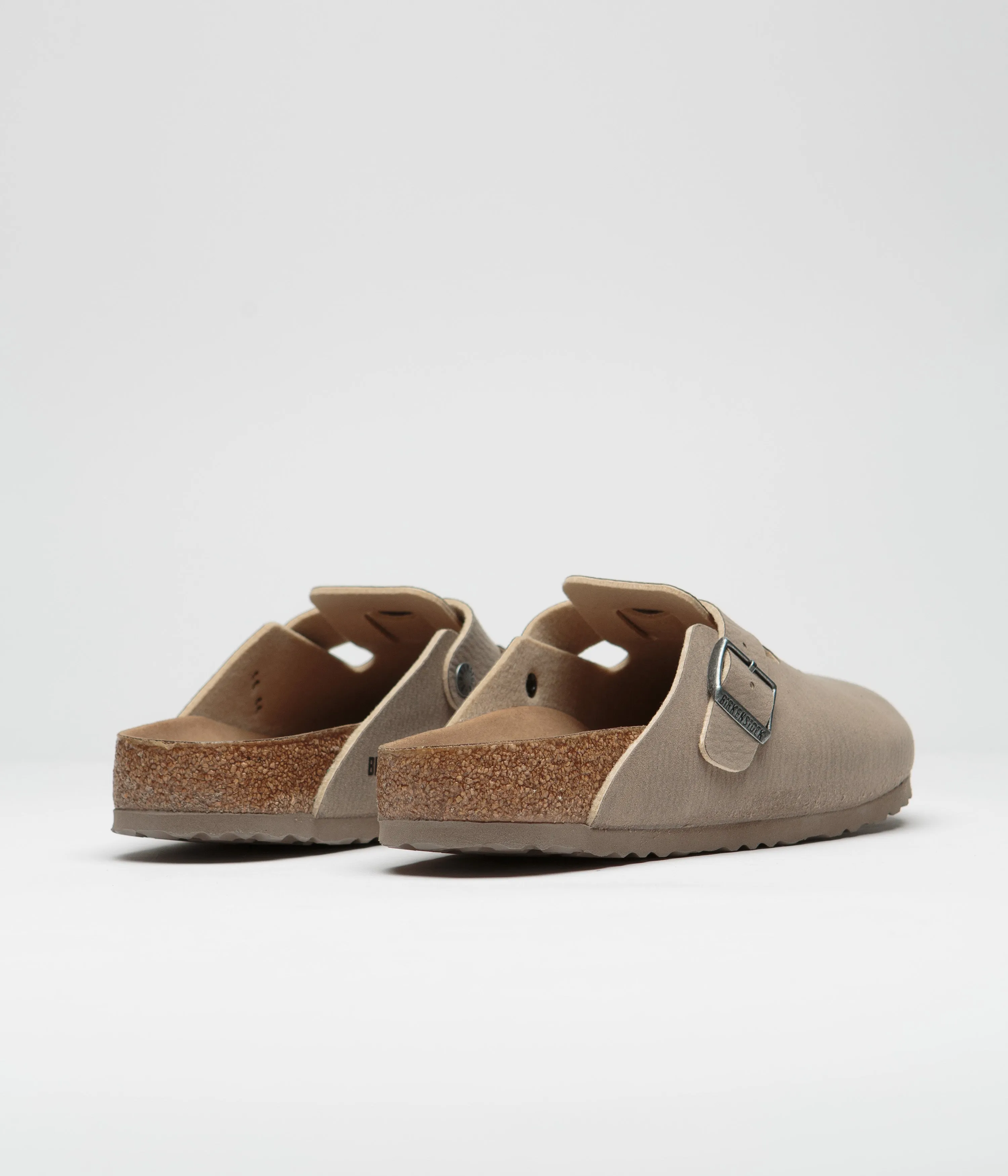 Birkenstock Boston Sandals - Desert Dust / Grey Taupe