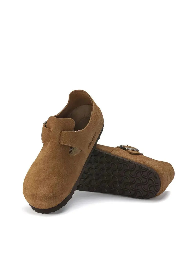 Birkenstock London Suede Narrow Mink