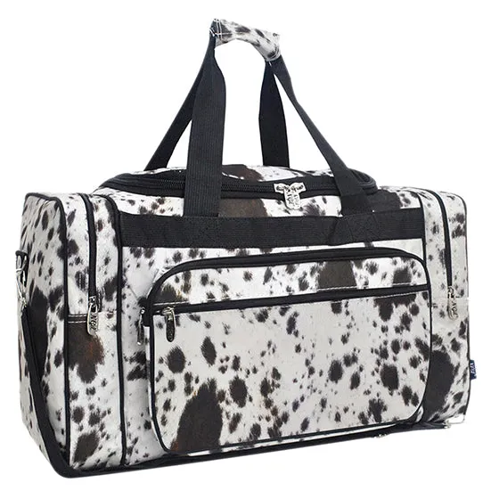 Black Cowhide NGIL Canvas 23 Duffle Bag