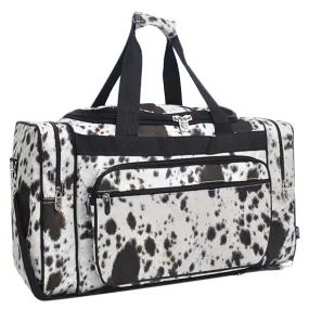 Black Cowhide NGIL Canvas 23 Duffle Bag