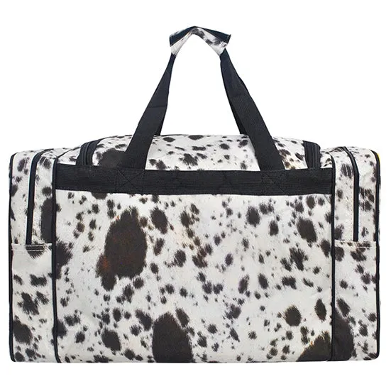 Black Cowhide NGIL Canvas 23 Duffle Bag