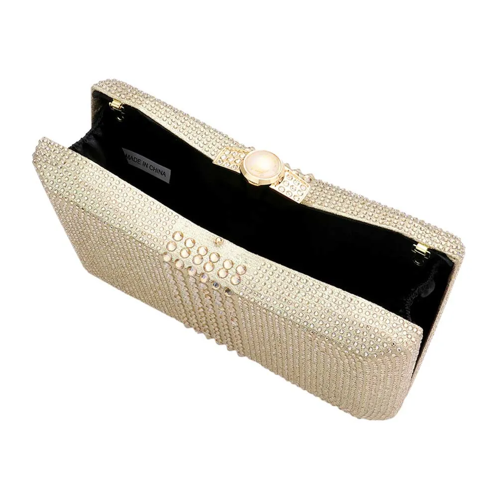 Bling Evening Clutch Crossbody Bag