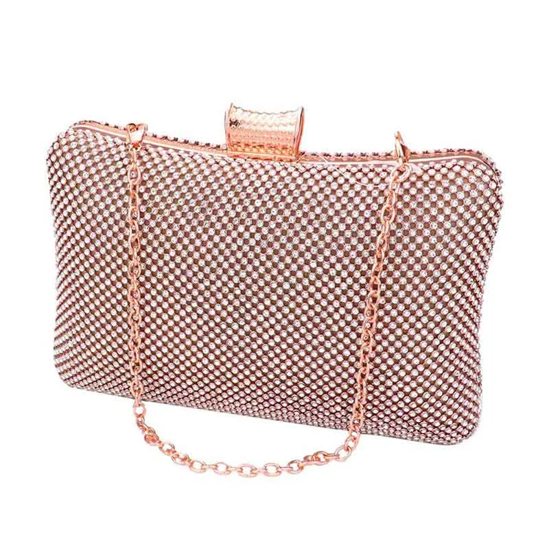 Bling Evening Tote Clutch Crossbody Bag