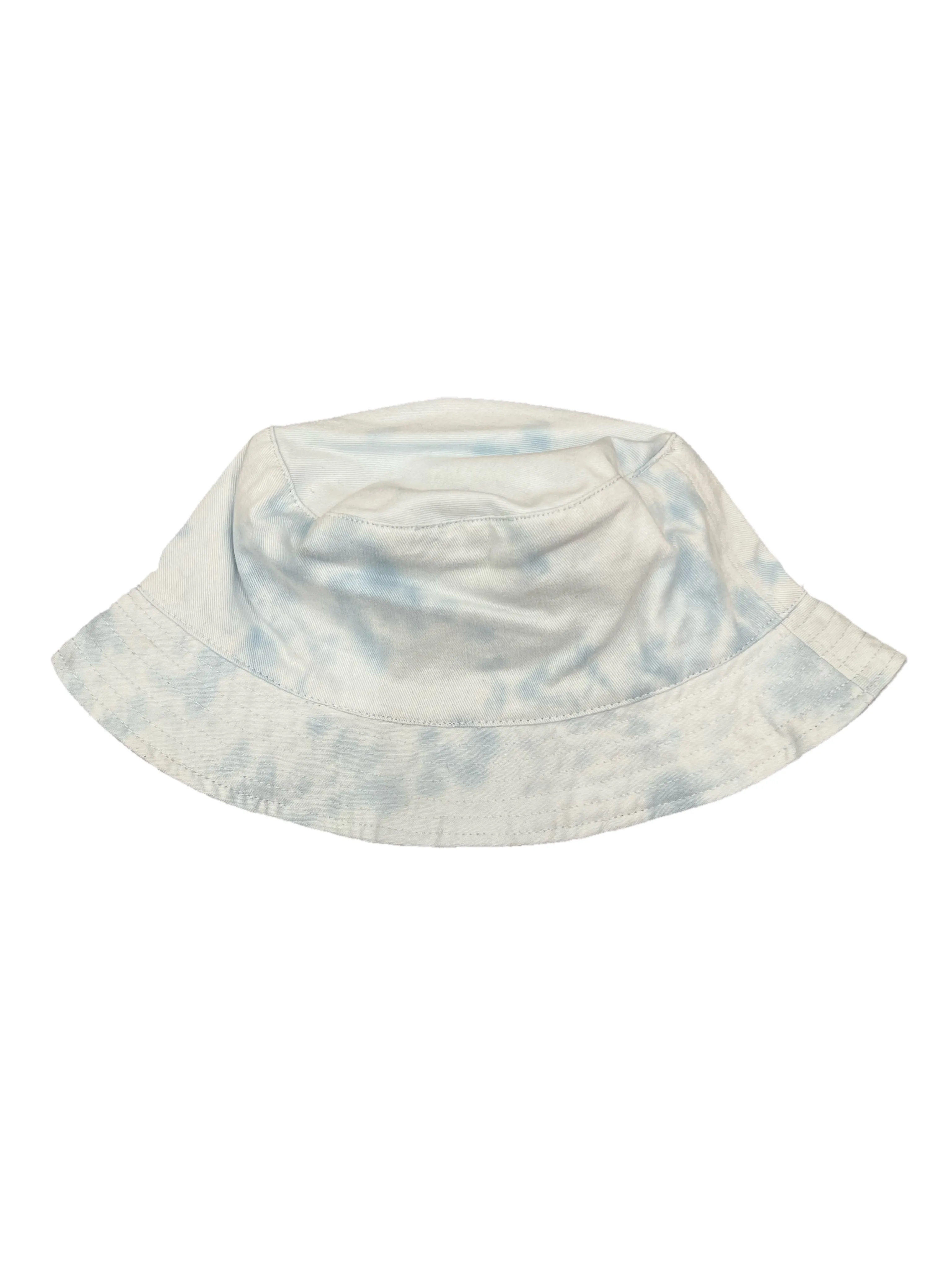 Blue tie dye bucket hat