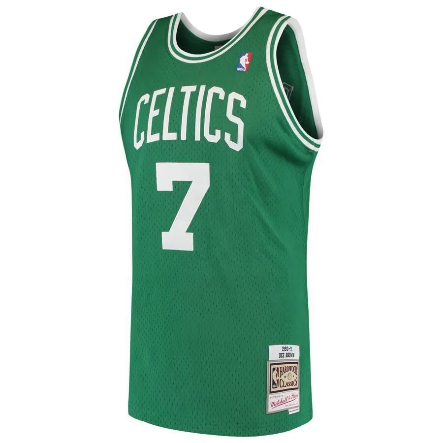 Boston Celtics Dee Brown Mitchell and Ness 1985-86 Hardwood Classics Swingman Jersey Mens - Green | Ireland O3510T3