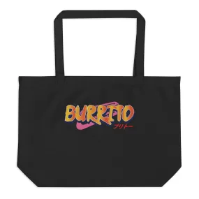 Burrito Large organic tote bag