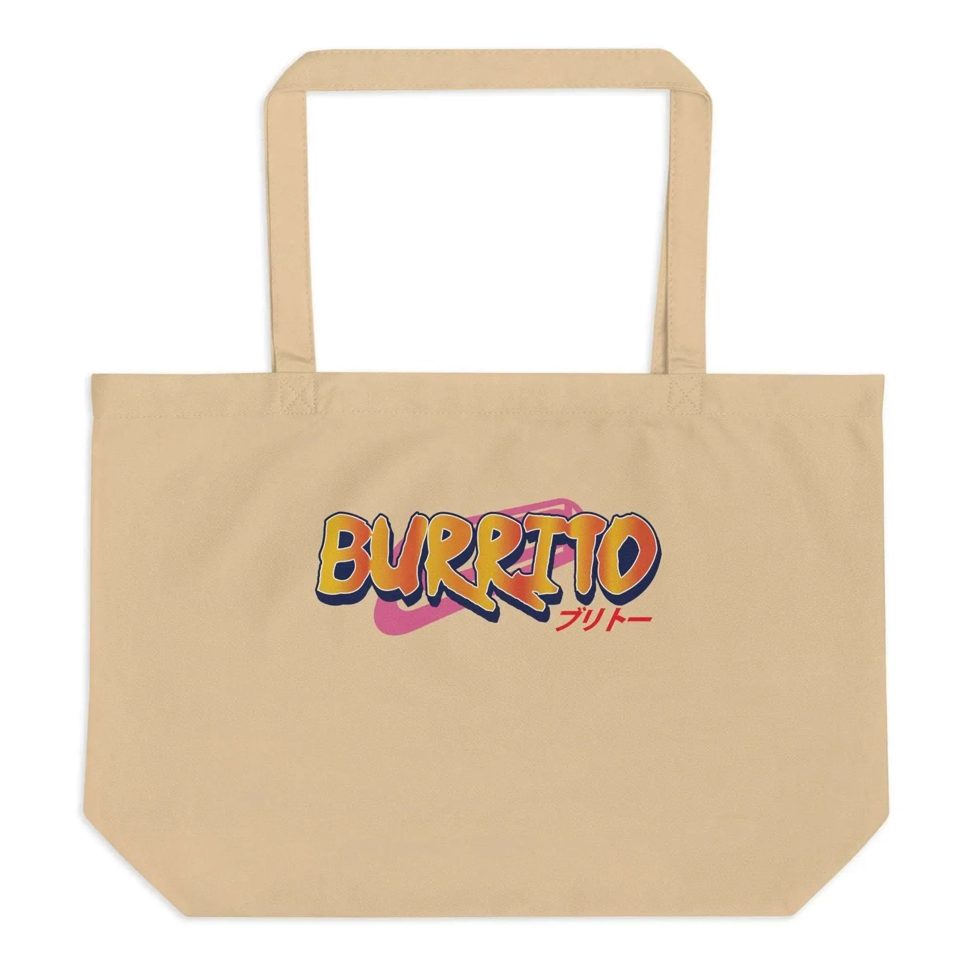 Burrito Large organic tote bag