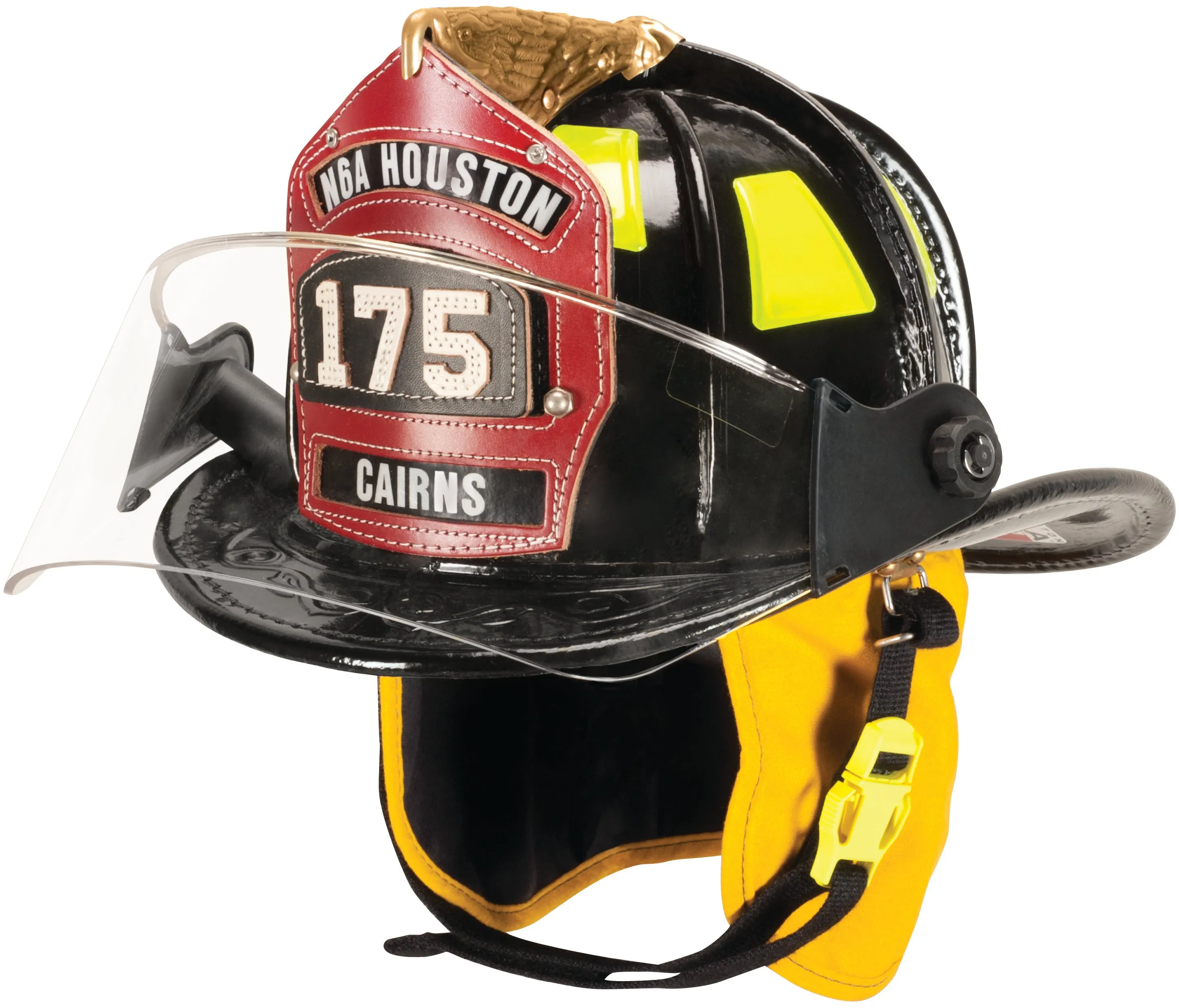 CAIRNS N6A HOUSTON LEATHER FIRE HELMET