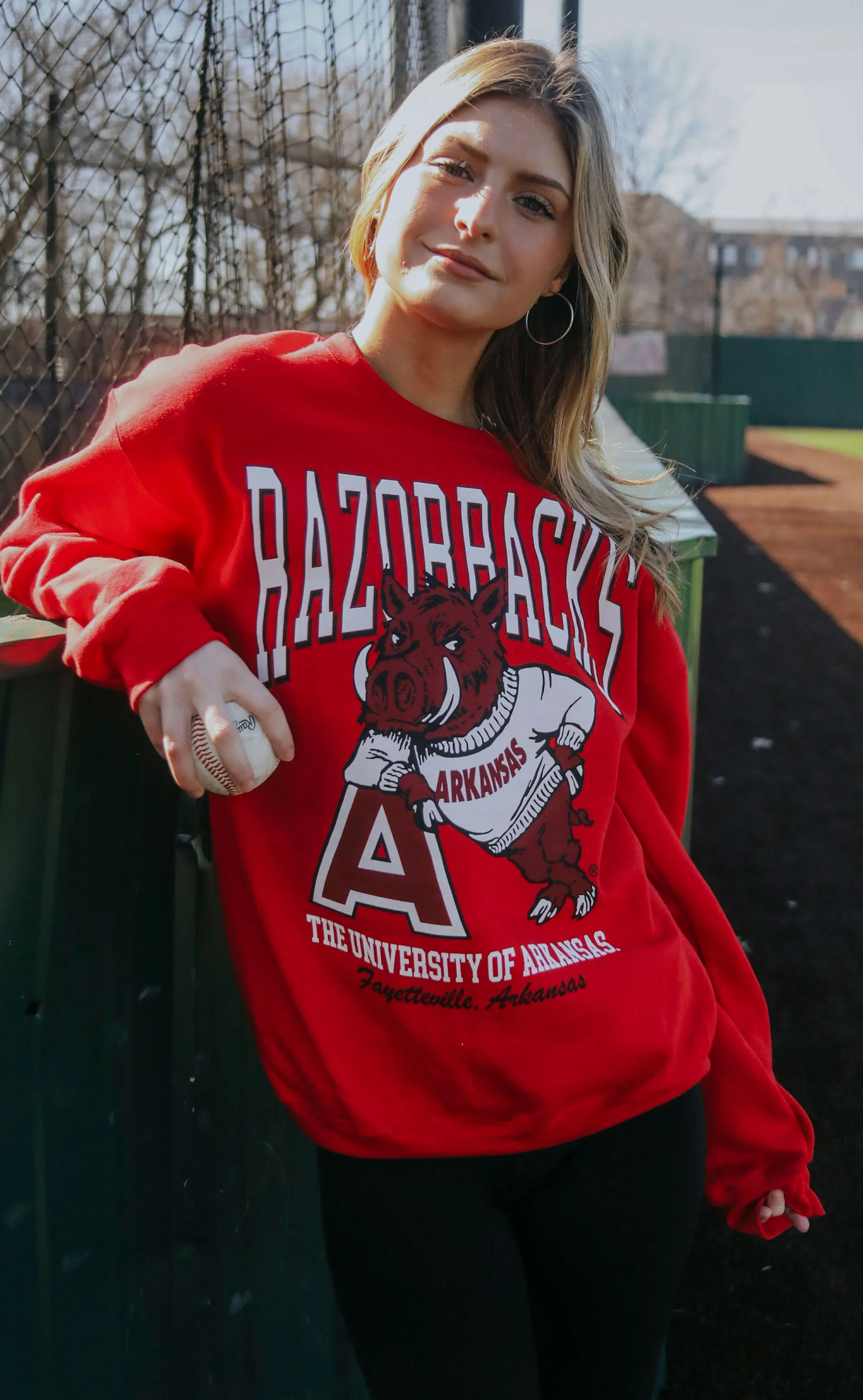 charlie southern: razorback vault sweatshirt