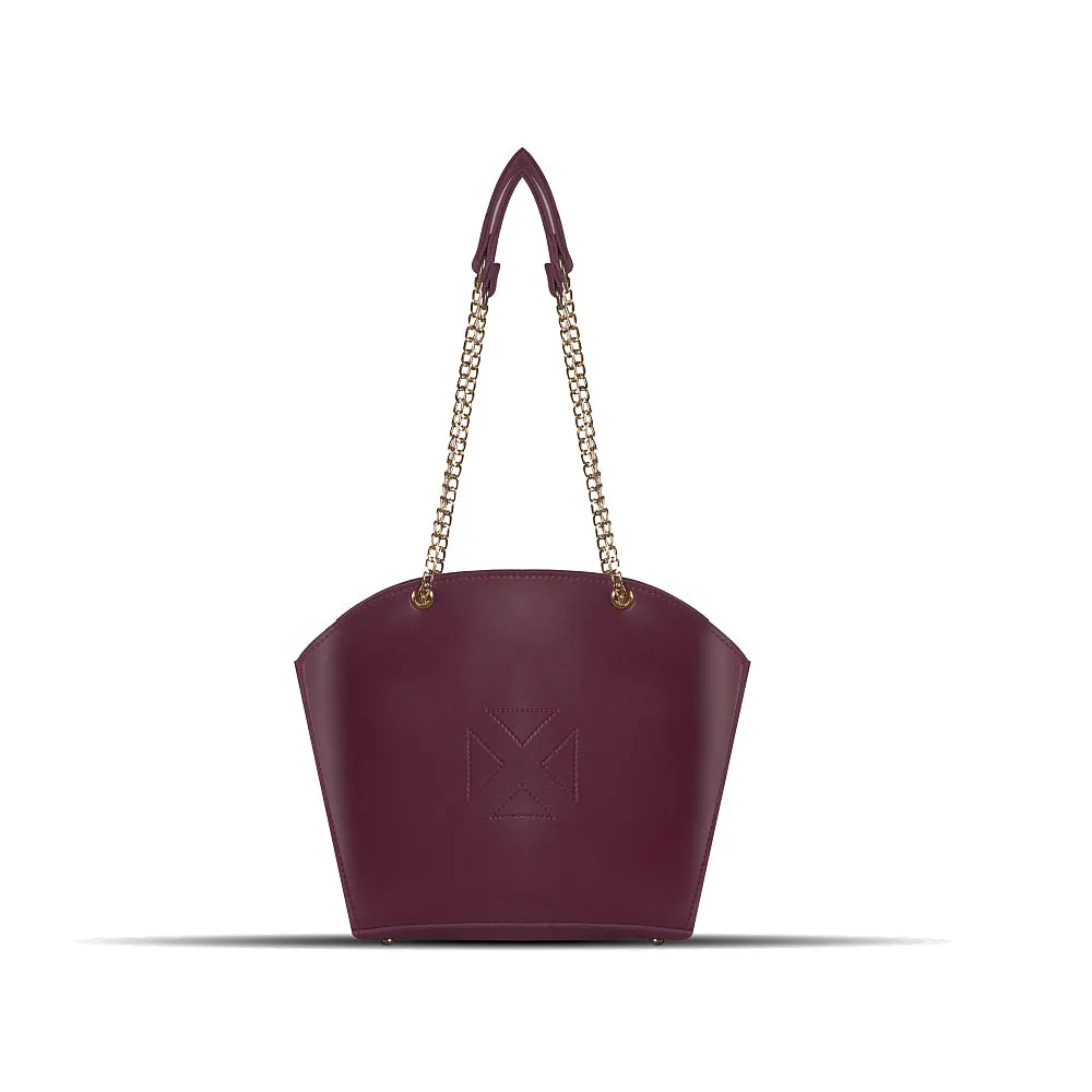 CLAIRE TOTE BAG MAROON