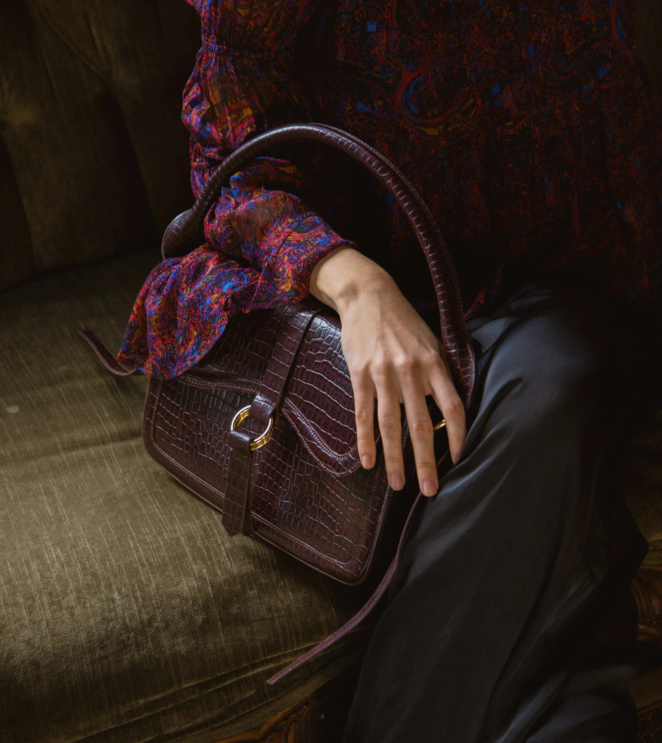 Clara Handbag | Bordeaux