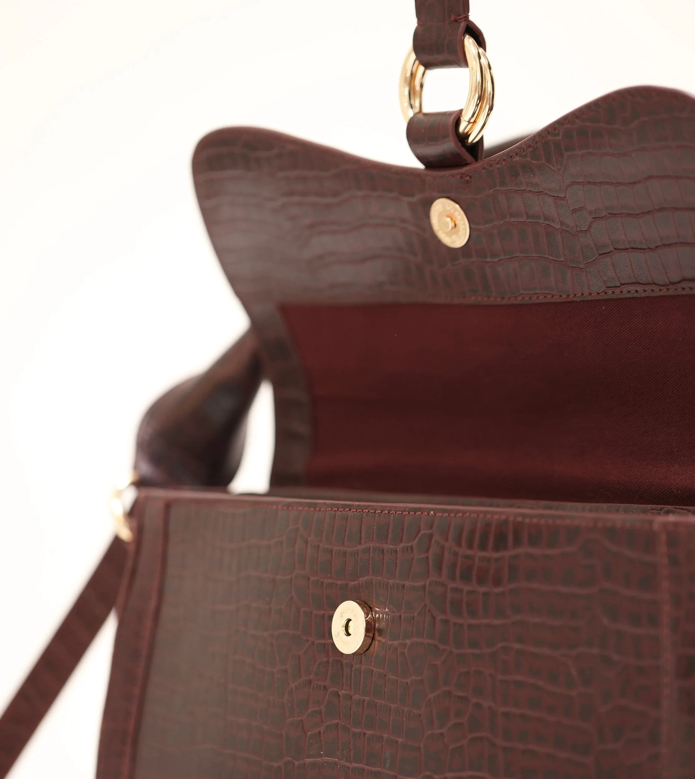 Clara Handbag | Bordeaux