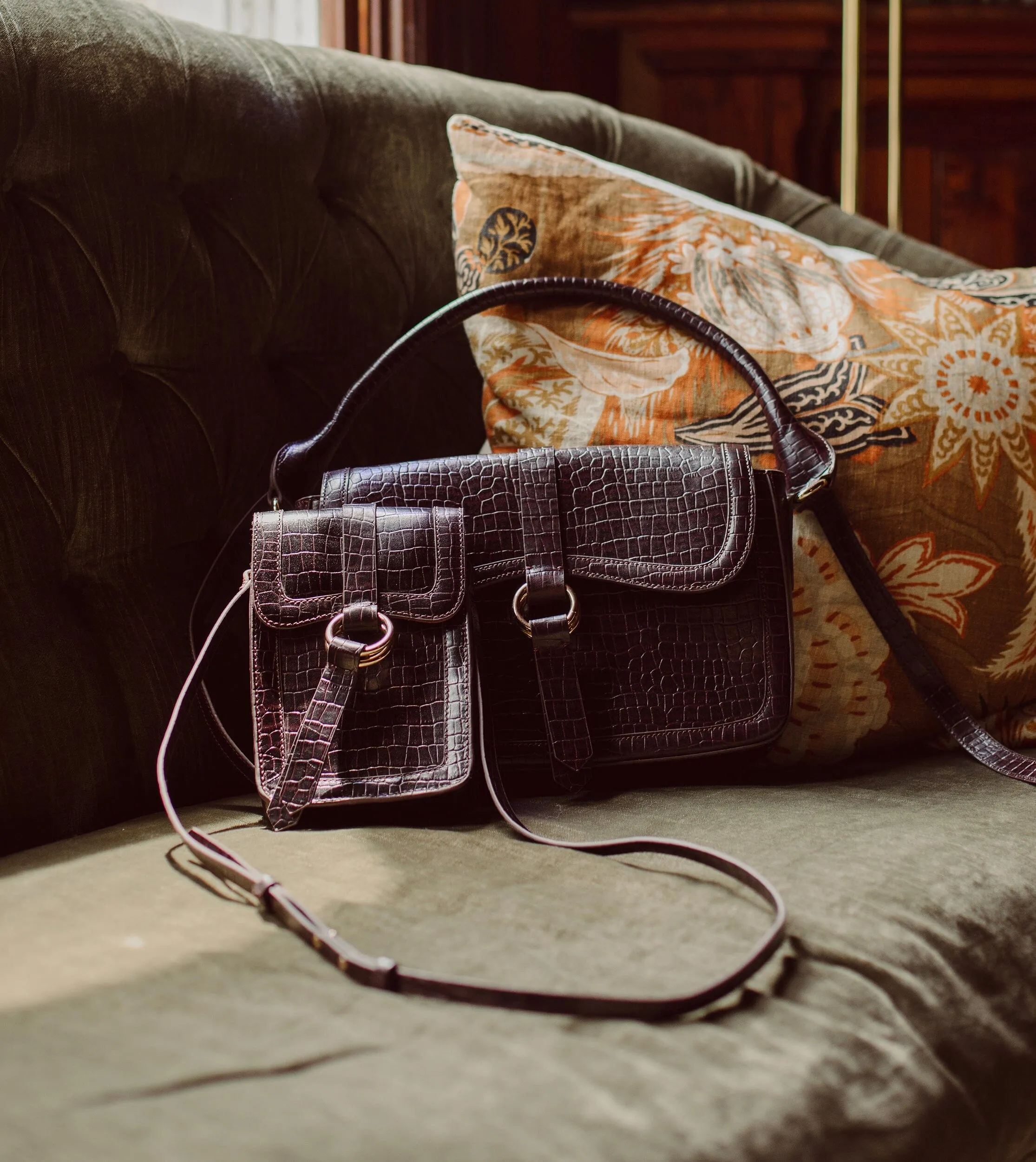 Clara Handbag | Bordeaux