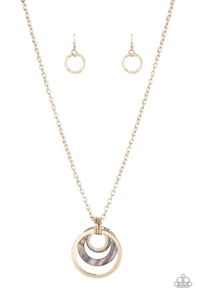 Coast Coasting Gold Necklace - Paparazzi Accessories