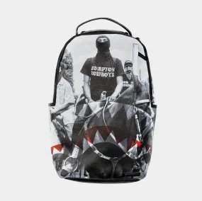 Compton Cowboys Mens Backpack (Black/White)