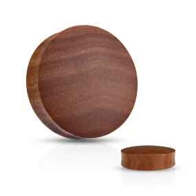 Convex Saddle Fit Saba Wood Organic Plugs