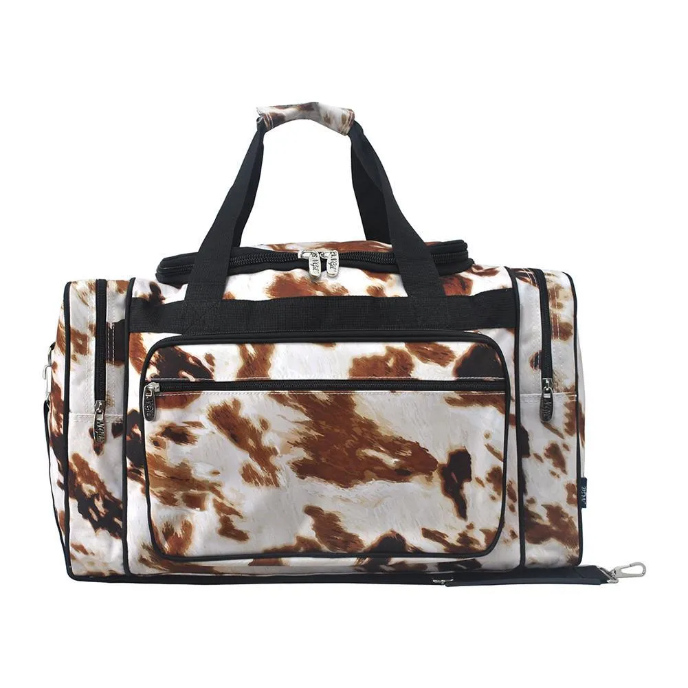 Cow Print NGIL Canvas 20 Duffle Bag