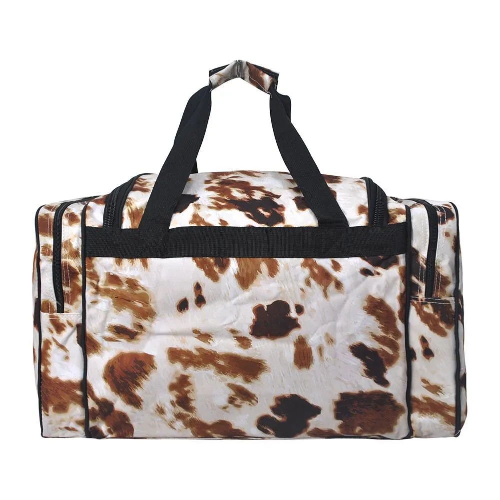 Cow Print NGIL Canvas 20 Duffle Bag