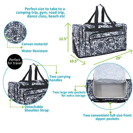 Damask Bliss NGIL Canvas 23 Duffle Bag