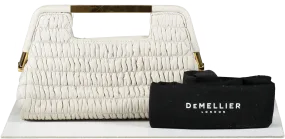 DeMellier Beige The Mini Seville Quilted Clutch Handbag