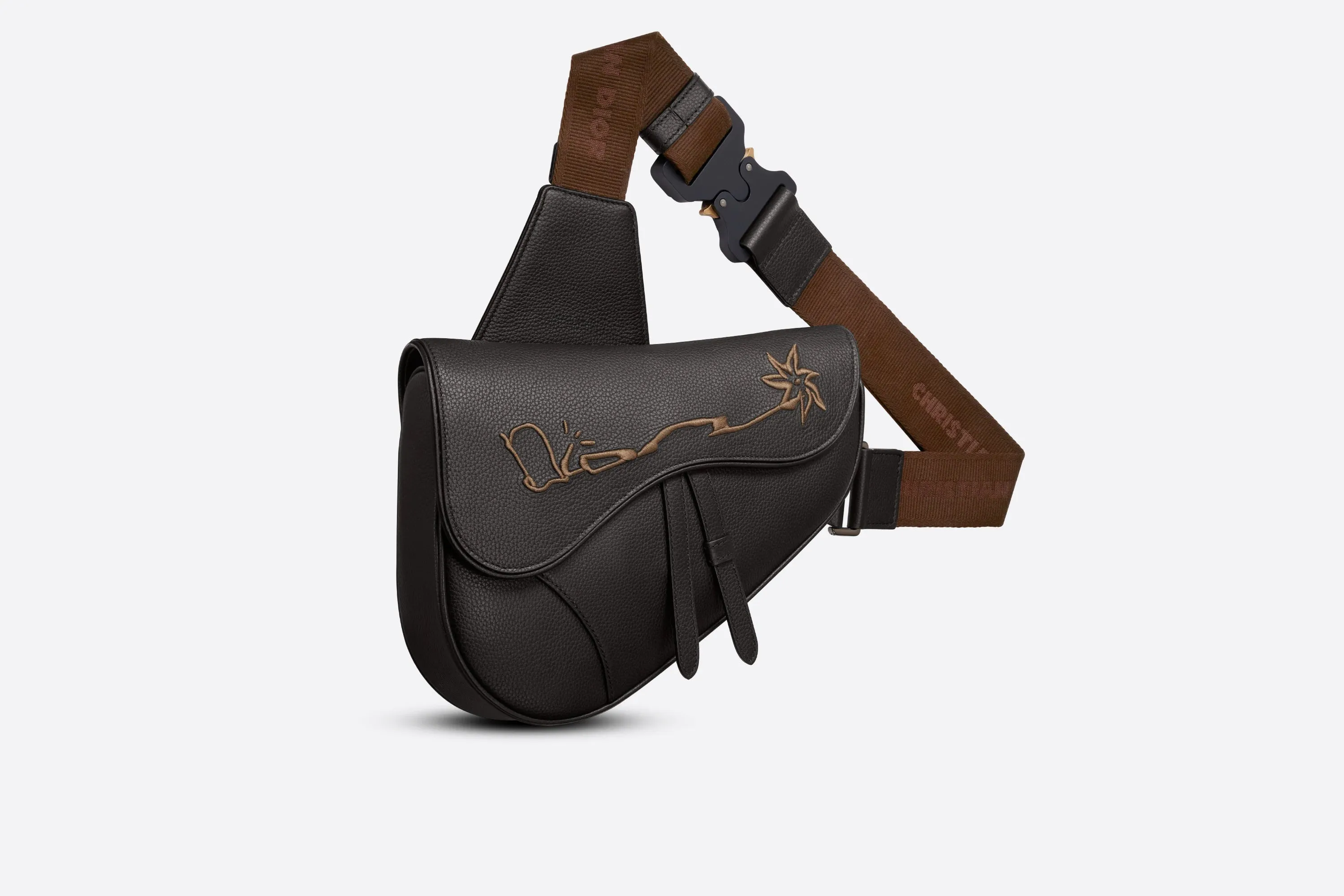 Dior x CACTUS JACK Saddle Bag Black