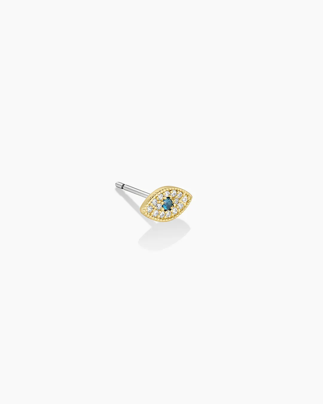 Evil Eye Charm Stud