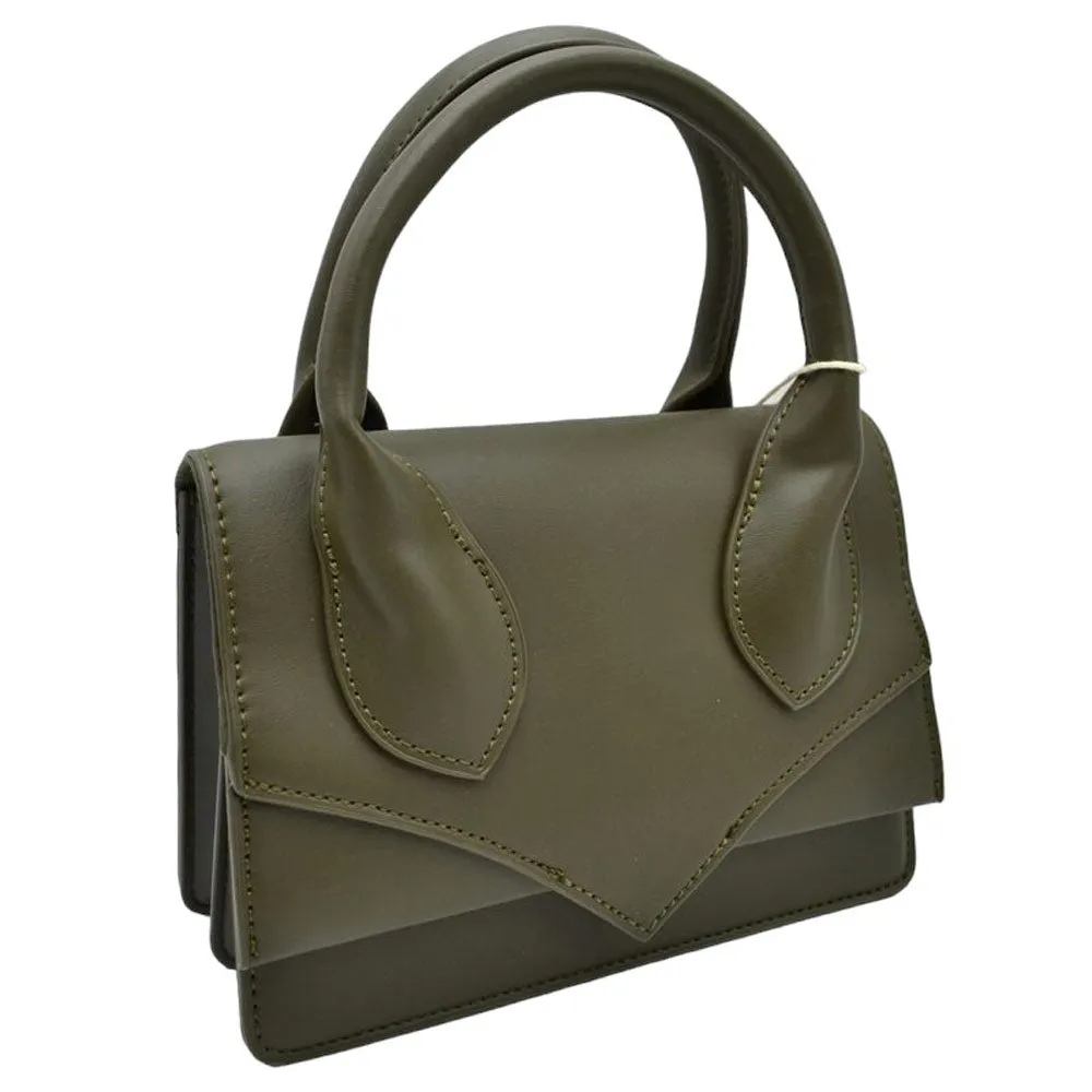 Faux Leather Top Handle Le Chiquito Tote Bag