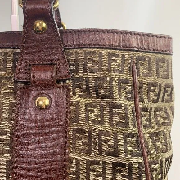 Fendi Vintage Zucchini tote bag