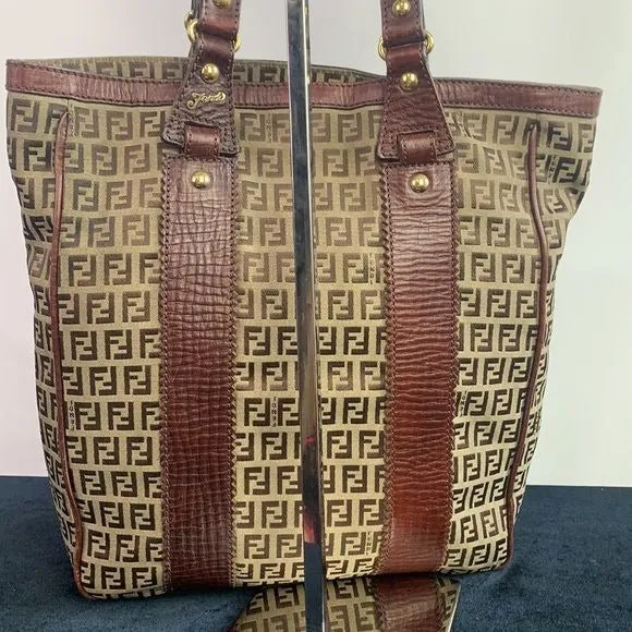 Fendi Vintage Zucchini tote bag