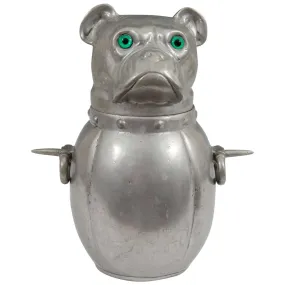 French Mid-Century Modern Bulldog Ice Bucket