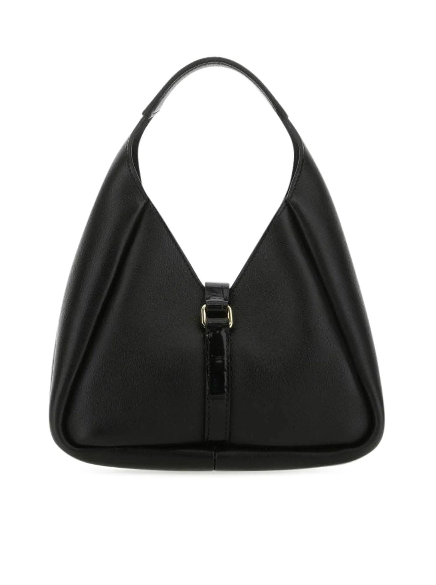 G-Hobo handbag in black leather