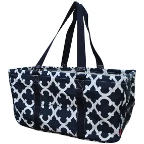 Geometric Clover Navy NGIL Utility Bag