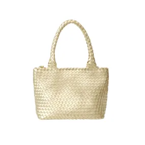 Gold Braided Tote Bag