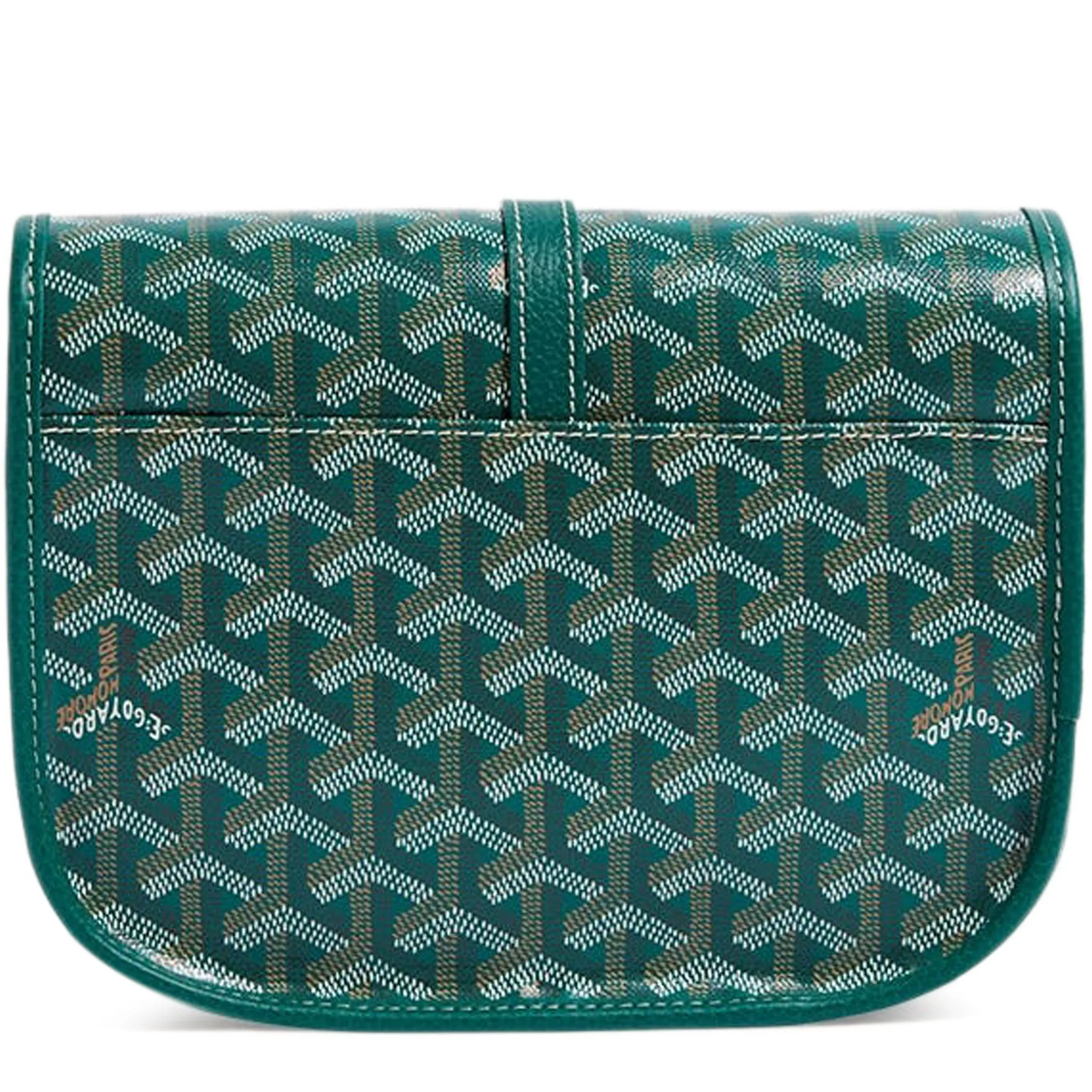 Goyard Goyardine Belvedere II Green PM Messenger Bag