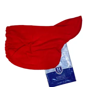 Harrison Howard Fleece Horse Saddle Cover in Red - One Size