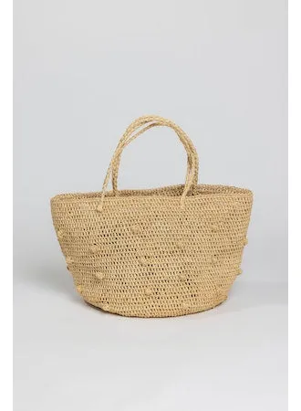 Hat Attack - Dotty Tote - Natural