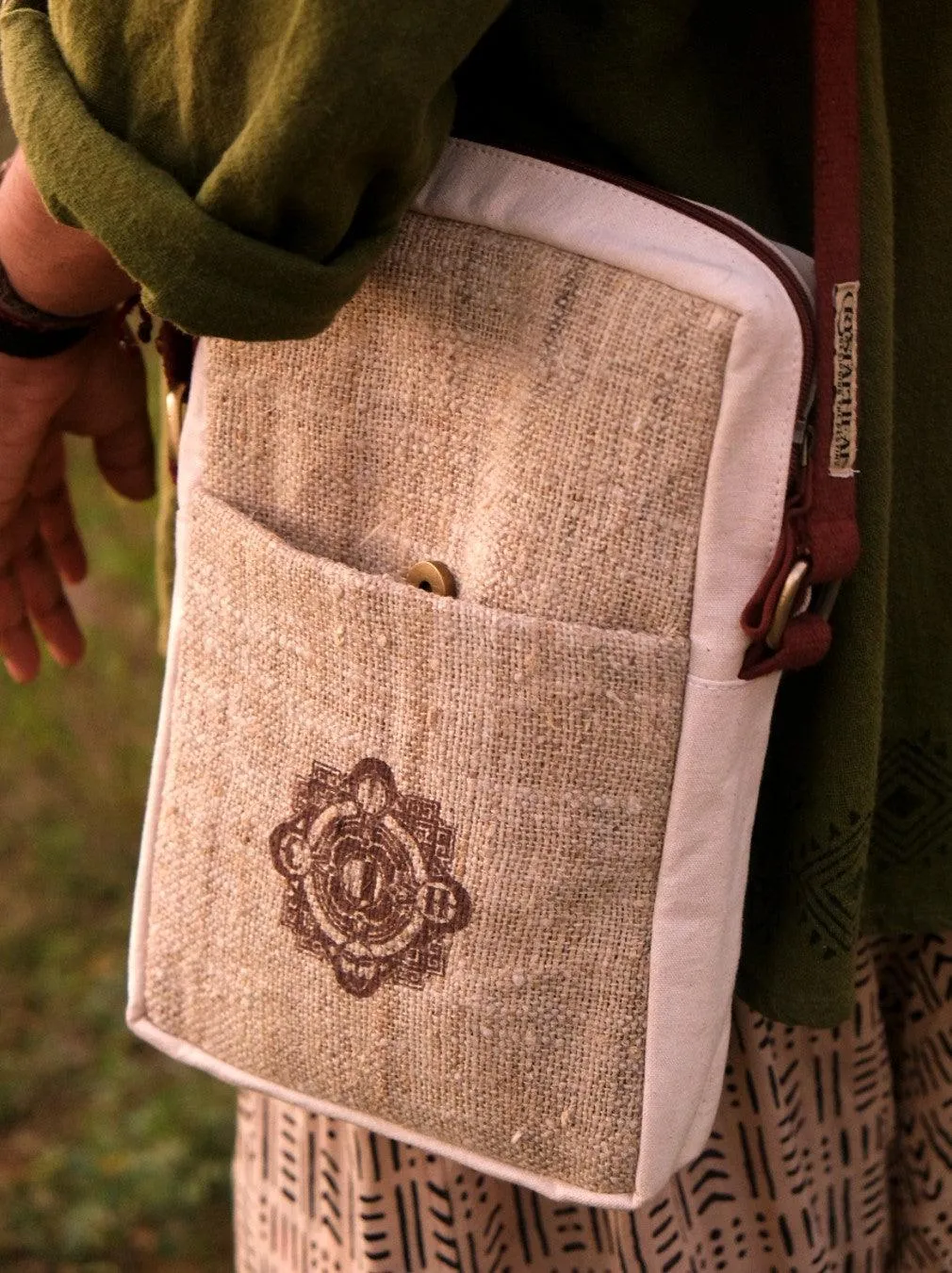 Hemp Messenger Bag | Unisex