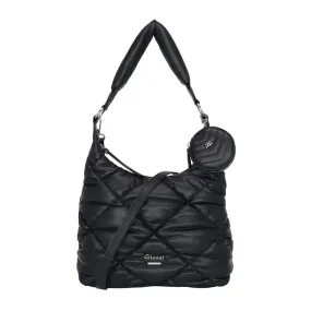 Hespera Ultra Soft Shoulder Bag - Black