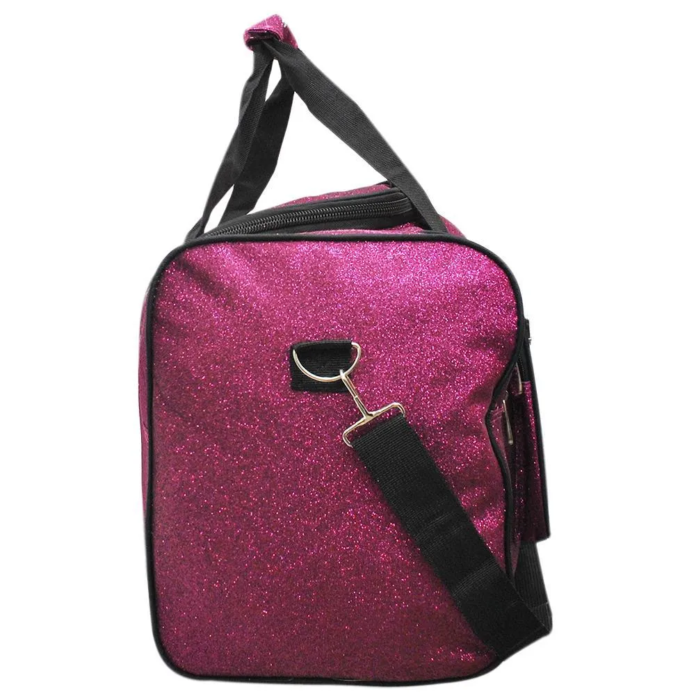 Hot Pink Glitter NGIL Canvas 23 Duffle Bag