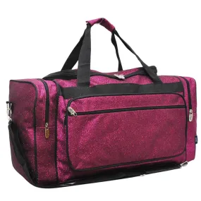 Hot Pink Glitter NGIL Canvas 23 Duffle Bag