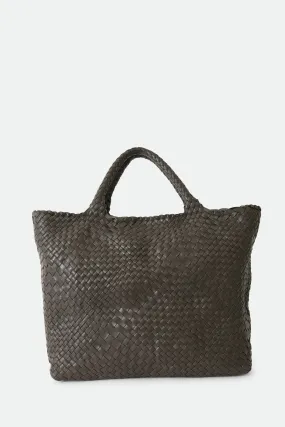 INTRECCIATO GRIALA COAL GREY HANDBAG