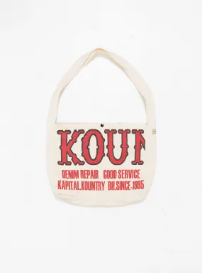 KOUNTRY FACTORY Book Bag Ecru