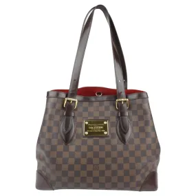 Louis Vuitton Brown Damier Ebene Coated Canvas Hampstead MM Shoulder Tote