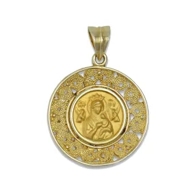 Madre Perpetua Gold Pendant