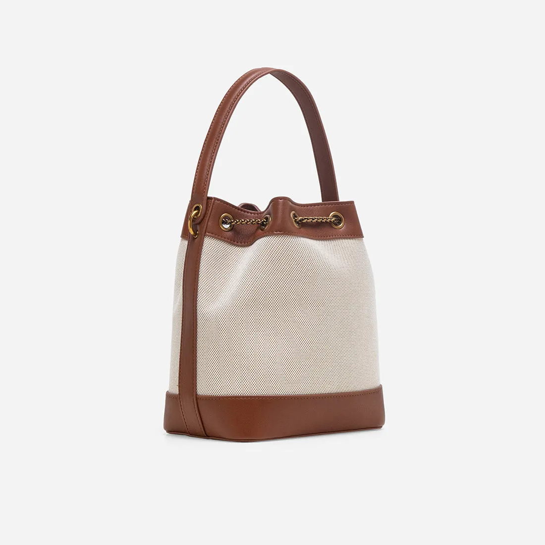 Maria Canvas Bucket Bag