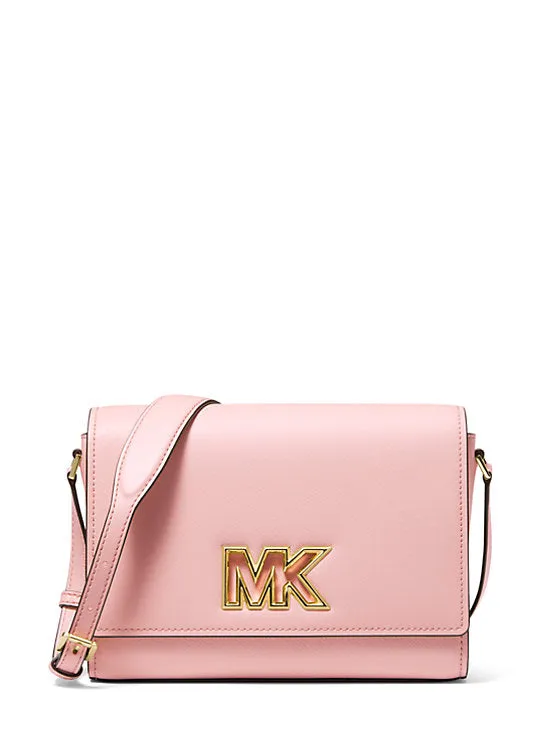 Michael Kors Mimi Medium Leather Messenger Bag