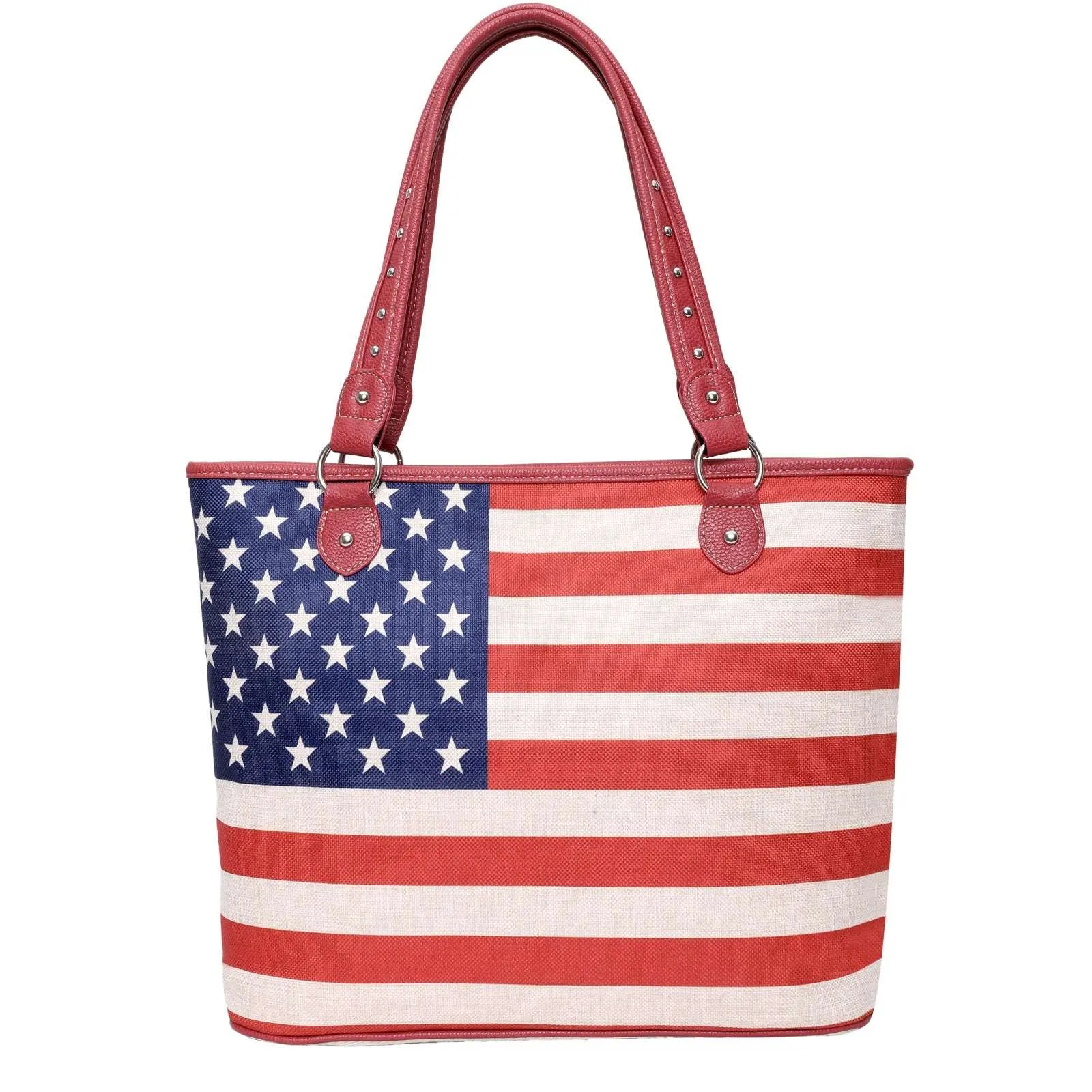 Montana West American Pride Canvas Tote Bag